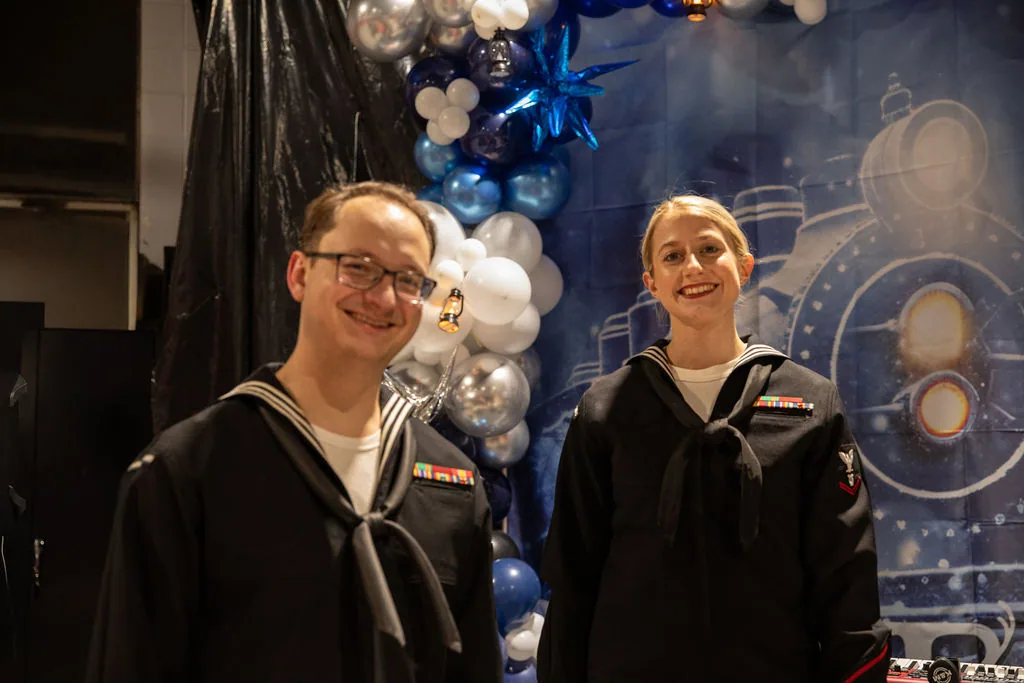 Community gathering with sailors from Naval Station Great Lakes, as shown on the City of North Chicago website.